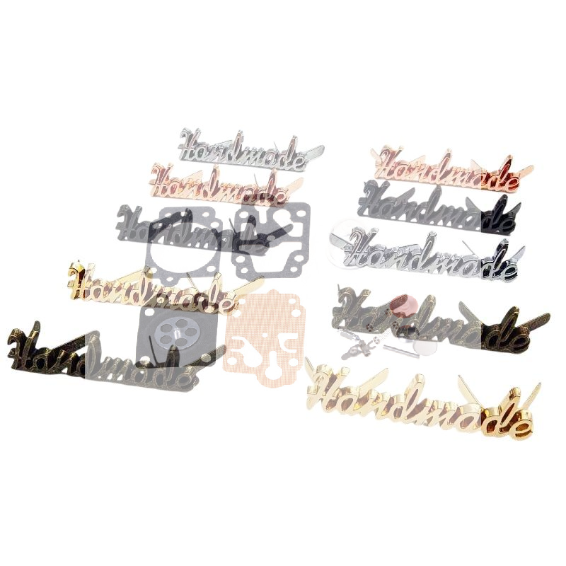 Sewing Labels - Etiquetas de Metal Hechas a Mano