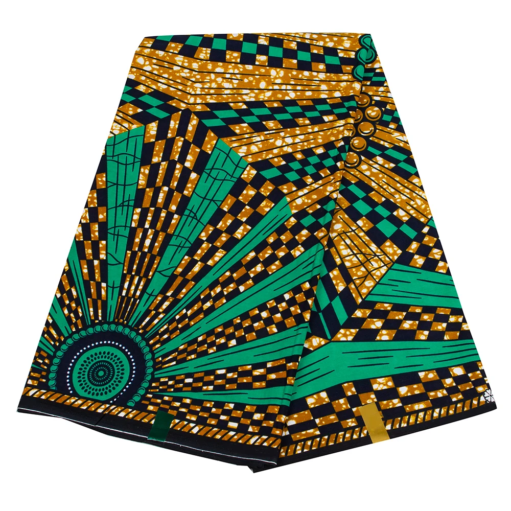 Sewing Batik Fabric - Tela africana de algodón con estampado