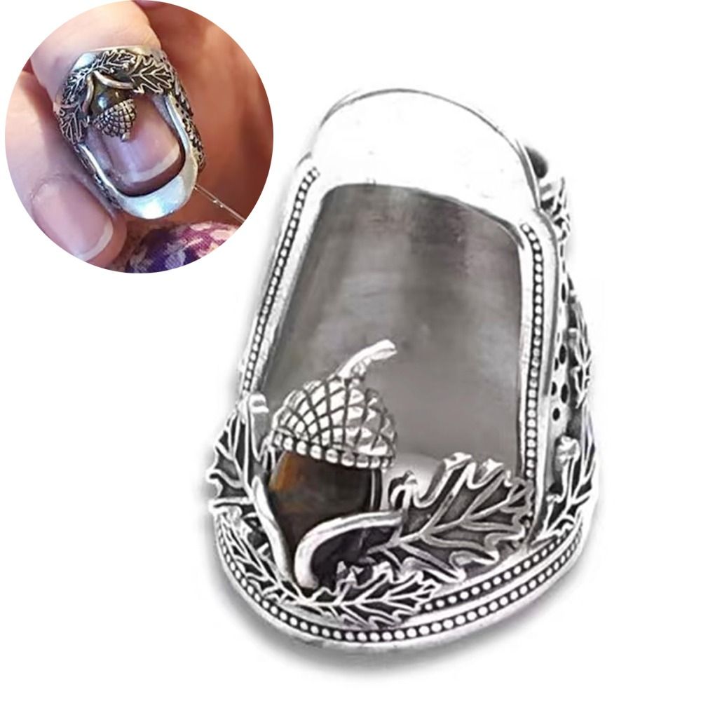 Sewing Thimble Metal - Dedal de metal abierto con forma