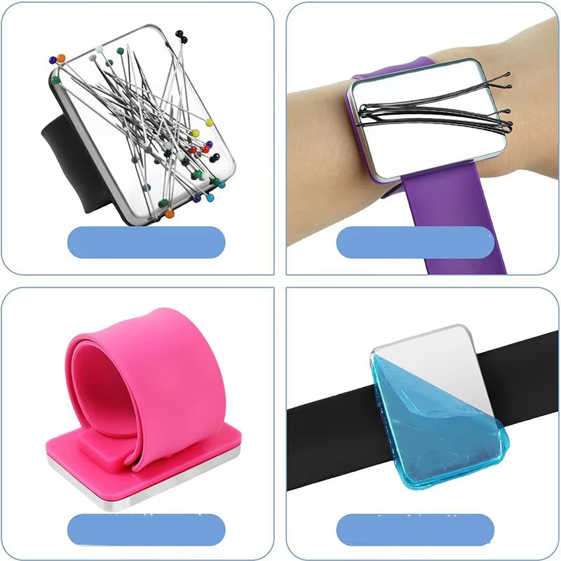 Sewing Pin Cushion - Alfiletero Magnético de Silicona Portátil para