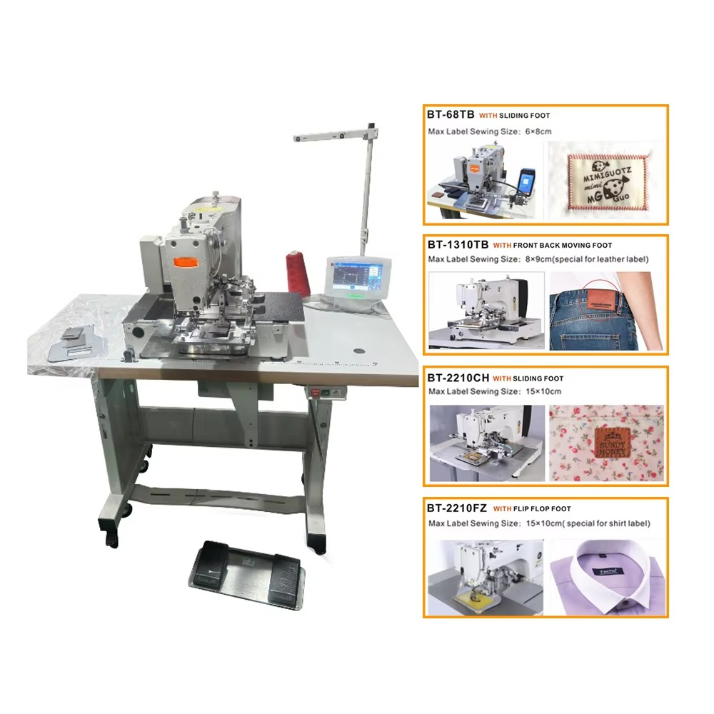 Sewing Labels - Máquina de coser automática de cama