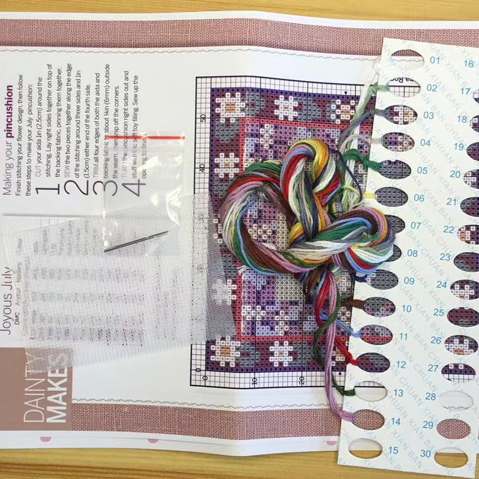 Kits de Punto de Cruz ZC197, S - Sewing Pin Cushion reseña y precio