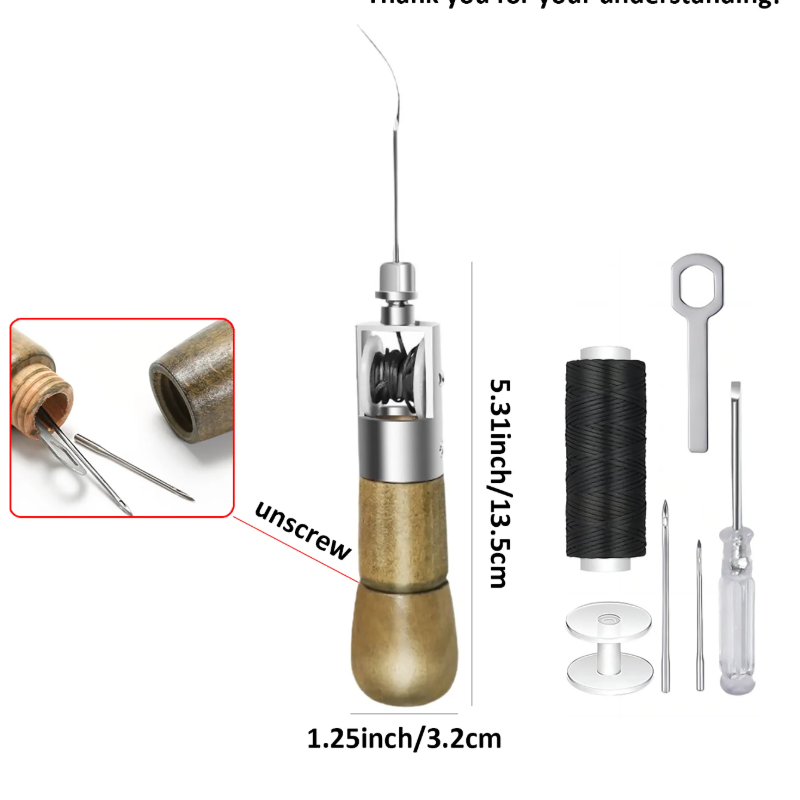 Juego de agujas de coser de cu - Textile Sewing Kit reseña y precio