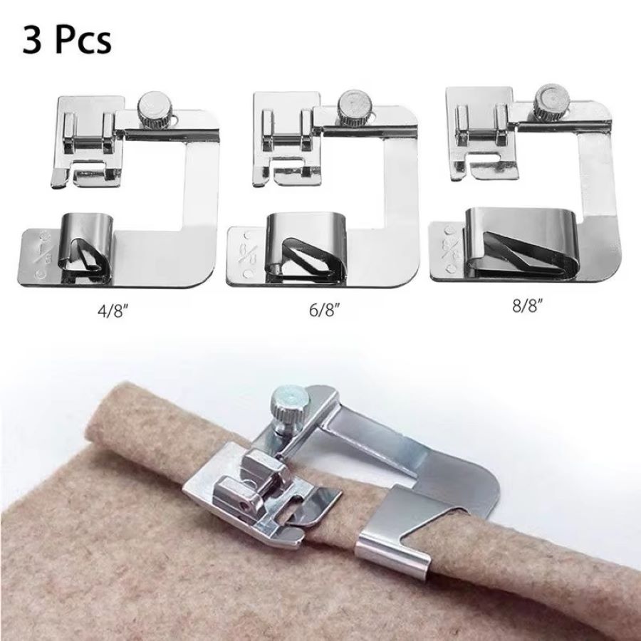 1-3 Piezas de 13/19/25mm Prens - Rolled Hem Foot reseña y precio