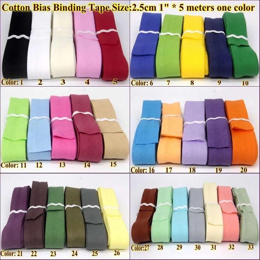 Cinta de Bies de Algodón de 25 - Binding Tape Bias reseña y precio