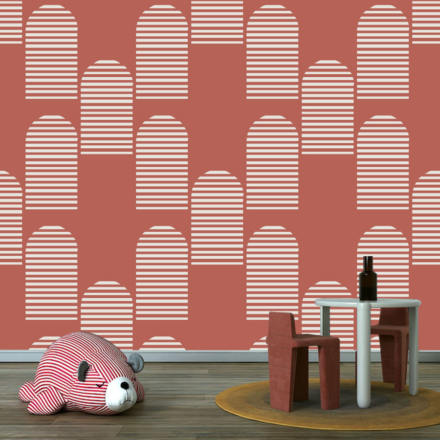 Mural Decorativo Minimalista E - Century Textile & Sewing Supply Photos reseña y precio